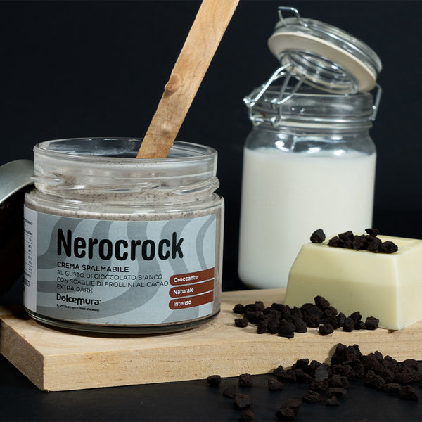 NeroCrock- Crema Al Cioccolato Bianco Con Frollini Al Cacao ExtraDark