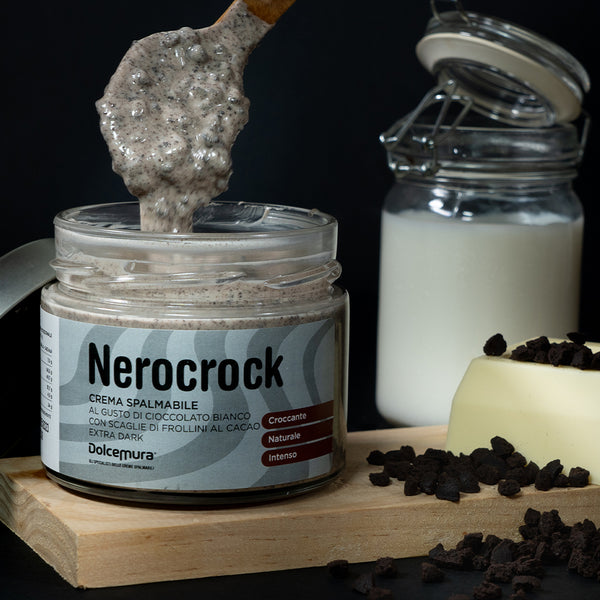 NeroCrock- Crema Al Cioccolato Bianco Con Frollini Al Cacao ExtraDark