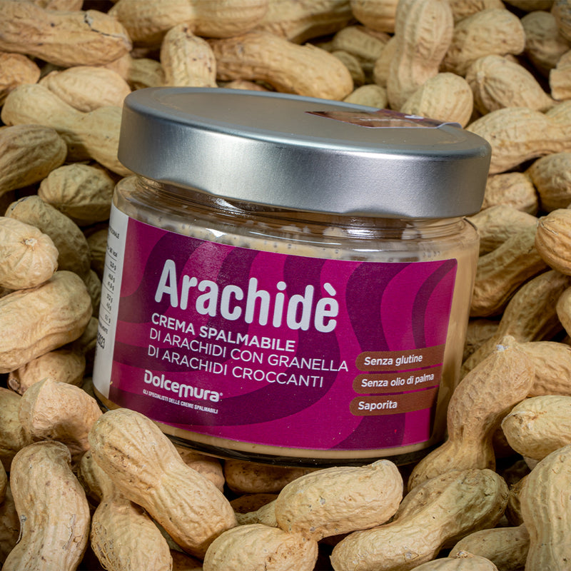 Arachidè - Crema Di Arachidi Con Granella Di Arachidi Croccanti - Senza Glutine