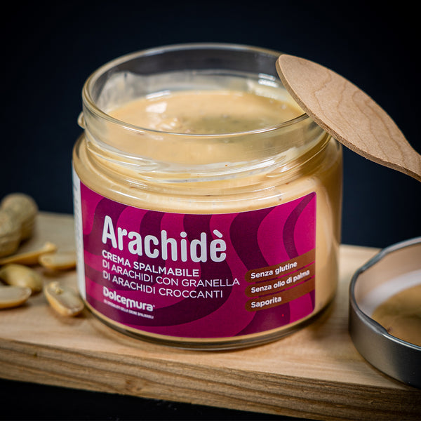 Arachidè - Crema Di Arachidi Con Granella Di Arachidi Croccanti - Senza Glutine