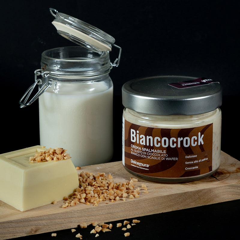 BiancoCrock - Crema Al Cioccolato Bianco Con Wafer