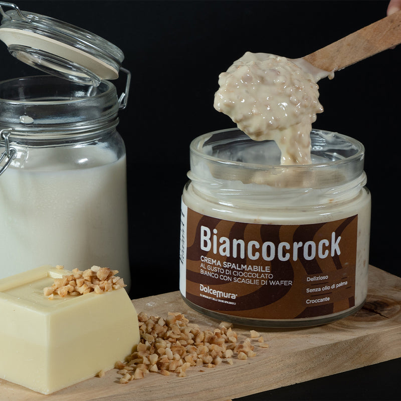 BiancoCrock - Crema Al Cioccolato Bianco Con Wafer