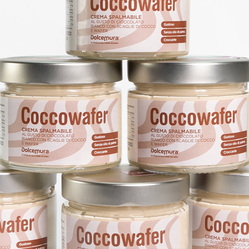 CoccoWafer - Crema Al Cioccolato Bianco Cocco e Wafer