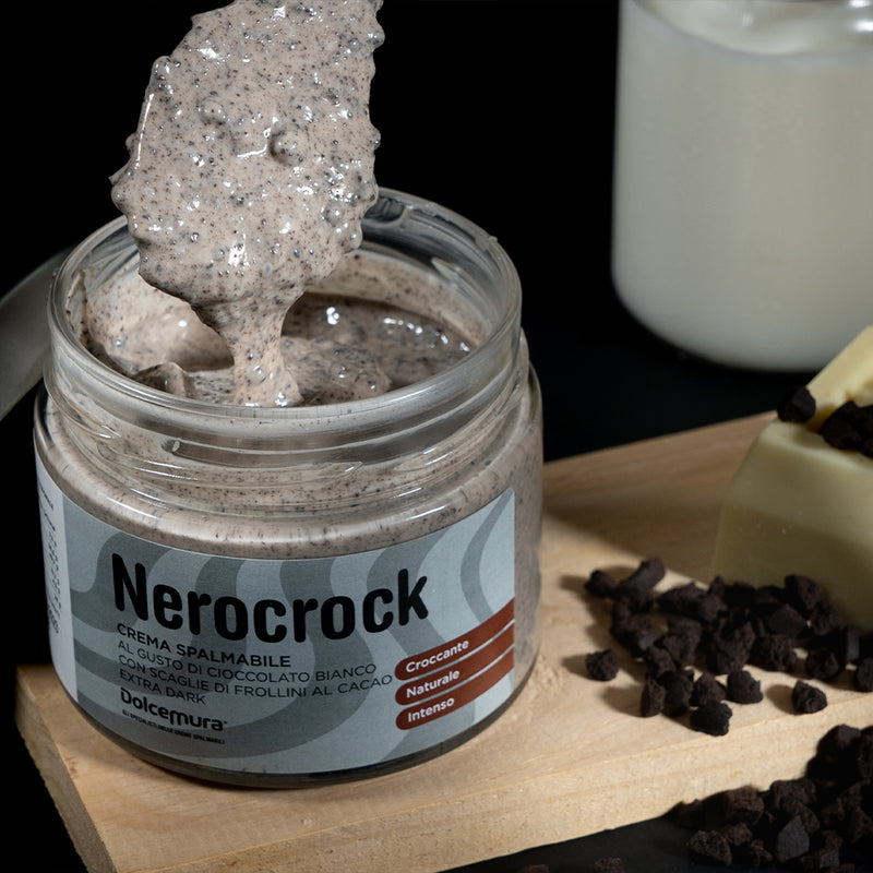 NeroCrock- Crema Al Cioccolato Bianco Con Frollini Al Cacao ExtraDark