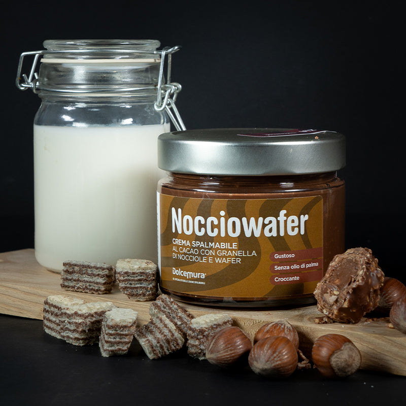 NoccioWafer- Crema Al Cacao Con Granella Di Nocciole E Wafer