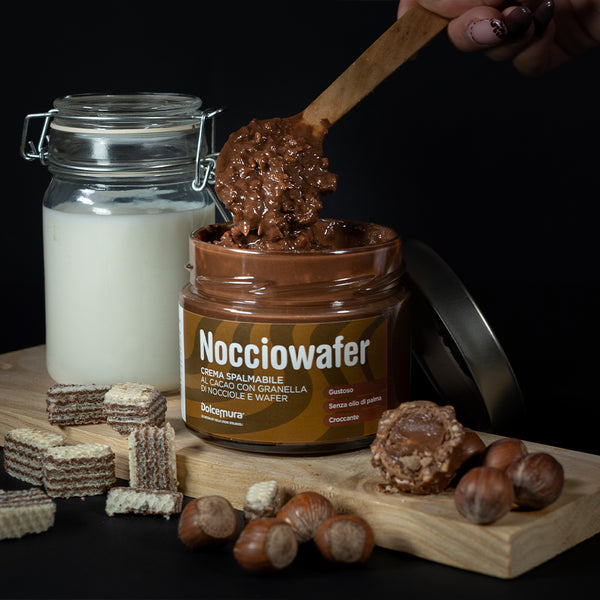 NoccioWafer- Crema Al Cacao Con Granella Di Nocciole E Wafer